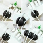 1334 Cable Clips Multi Purpose Cable Organizer , Wire Holder For Desk And Table Use