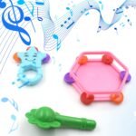 Musical Gallery Khanjari Musical Instrument Toy Baby Play Toy Fun Return Gift For Kids Birthday (3 Pc Set)