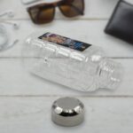Plastic Transparent Mukhwas Bottle With Steel Cap / Mouth Freshener / Dryfruits Multipurpose Air Tight And Bpa Free Kitchen Storage Bottle (1 Pc) - Image 3