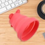 Reusable Folding Silicone Tumbler / Glass / Cup, Folding Cups With Reusable Lid, Silicone Folding Cup With Clip Hook Folding Travel Cup Bag For Travel, Camping, Sports (1 Pc) - Image 3