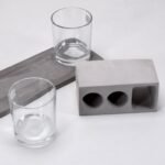5223 2Wine Glass & Marbal Holder New & Attractive Design For Hotel & Cafes Use