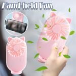 4830 Handheld Fan Creative Mini Fan Personal Fan USB Fan Pocket Fan with Bracket Table Personal Fan for Desktop Mini Fan Mini Fans Personal Fans