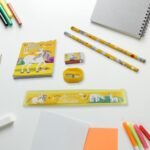 6 Pc Set Stationary Set Including Pencil Ruler Rubber Pencil Sharpener School, Office Product Gift