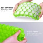 Vibrant Silicone Ice Cube Trays - 32-Cavity, Flexible and BPA-Free for Effortless Release and Multi-Use Freezing - Image 7