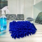 Car / Bike Cleaning Combo Microfiber Car Wash Sponge And Gloves, Automobile Cleaning Sponges, 2 Wash Towel, 1 Brush, 1 Sponge, 1 Gloves, Car Wash Cleaning Tools Kit (5 Pcs Set)