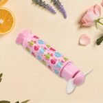 Battery Operated Handheld Candy Mini Fan, Small Portable Fans For Travel And Vacation, Valentines Day Gift, Summer Gift For Travel Office Outdoor (1 Pc / Battery Not Included)