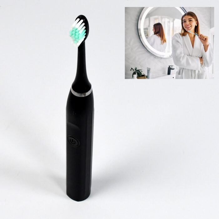 7323 ELECTRIC TOOTHBRUSH FOR ADULTS AND TEENS, ELECTRIC TOOTHBRUSH BATTERY OPERATED DEEP CLEANSING TOOTHBRUSH WITH EXTRA BRUSH HEADS