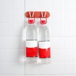 Plastic Multipurpose Holder Bathroom Accessories Organizer Wall Mounted Hanging Mount Shelf & Hooks (1Pc)