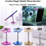 0637A Phone Holder, 360Â°Rotatable Phone Stand Multi-Function Double-Sided Suction Cup Mobile Phone Holder