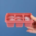 6 Cavity Silicone Ice Tray - Flexible, Durable, and Versatile