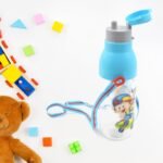 Plastic Tranparent Sports Insulated Water Bottle With Dori & Straw Easy To Carry High Quality Water Bottle, Bpa-Free & Leak-Proof! For Kids' School, For Fridge, Office, Sports, School, Gym, Yoga (1 Pc 900Ml)