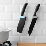 Punch-Free Wall Hanging Knife Holder / Stand, Knife Holder Kitchen Supplies Tool Holder Insert Knife Shelf Storage Rack (1 Pc ) - Image 3