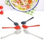Multipurpose Silicone Spoon, Silicone Basting Spoon Non-Stick Kitchen Utensils Household Gadgets Heat-Resistant Non Stick Spoons Kitchen Cookware Items For Cooking And Baking (6 Pcs Set) - Image 11