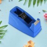 Plastic Tape Dispenser Cutter For Home Office Use, Tape Dispenser For Stationary, Tape Cutter Packaging Tape School Supplies (1 Pc / 200 Gm)