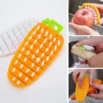 2909 Vegetable Scrubbing Brush, Vegetable Scrubber Nonâ€‘Toxic Fruit Brush Carrot Shape Vegetable Brush for Potato for Vegetable