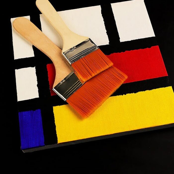 6-Piece Nylon Pine Brush Set - Versatile Painting Accesory - Image 1