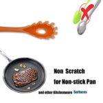 5385 Salad tongs Kitchenware Set Silicone Spoon Baking Kitchen Tools Non-stick Reclaimable Silicone Spatula Spoon Silicone Kitchen Cookware Item
