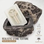 Hide A Key Outside Rock Looks Like A Real Rock - Weatherproof Rock Key Perfect For Emergencies - Fake Rock Key Hider Outside Decorative (1 Pc) - Image 4
