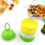 Layer Lunch Box Unique Design Bite Lunch Box With Liquid & Food Container Lunch Box (Green)