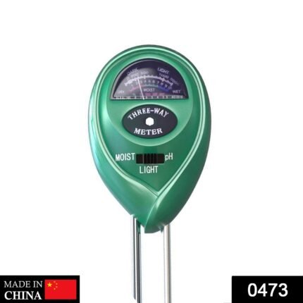 473 Soil Tester 3-in-1 Plant Moisture Sensor (Green)