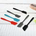 Multipurpose Silicone Spoon, Silicone Basting Spoon Non-Stick Kitchen Utensils Household Gadgets Heat-Resistant Non Stick Spoons Kitchen Cookware Items For Cooking And Baking (6 Pcs Set)