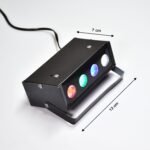 6426 Mini Laser Projector Low Par Light 4 LED RGBW Stage Lighting Laser Light