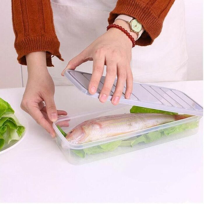 3-Piece BPA-Free Plastic Food Storage Containers with Secure Lids, Stackable and Freezer-Safe - Image 5