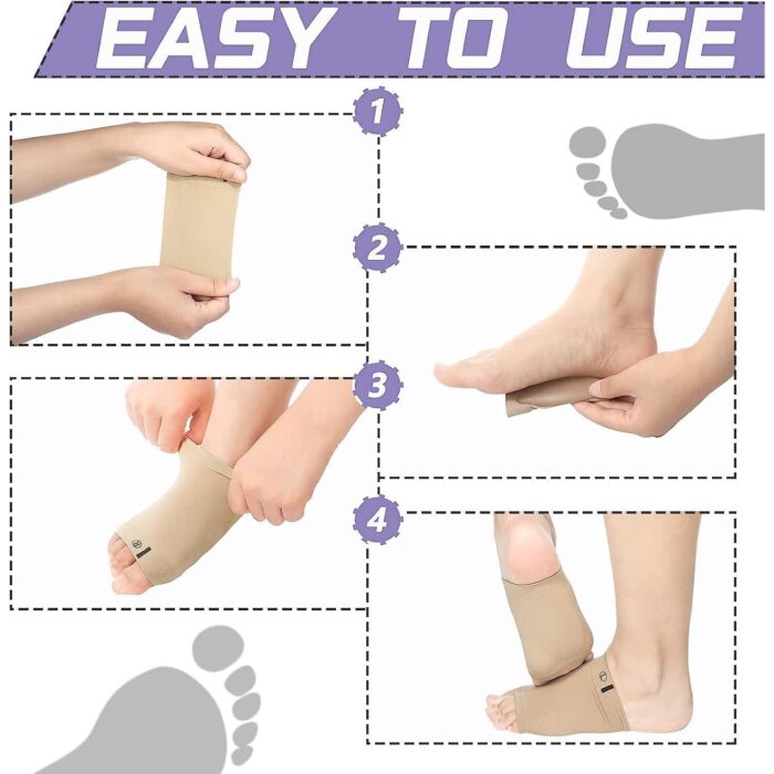 Adjustable Foot Arch Support Sleeve for Men & Women - Image 5