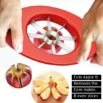 5231 Apple Cutter/Slicer with plastic 8 Blades Heavy Plastic Apple Cutter