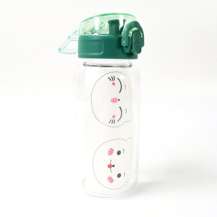 Anti-Leak Glass Water Bottle for Kids - Image 3