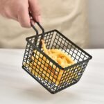 Frying Baskets For Chips Stainless Steel Snack Basket Potato Mesh Strainer Basket French Fries Food Basket Food Strainer Cooking Tools Frying Basket