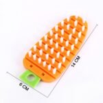 2909 Vegetable Scrubbing Brush, Vegetable Scrubber Nonâ€‘Toxic Fruit Brush Carrot Shape Vegetable Brush for Potato for Vegetable