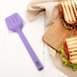 Food Grade Silicone Non-Stick Spatula - Resistant Spatula Turner Kitchen Cooking Tool Utensils For Eggs, Fish, Burgers (33Cm)