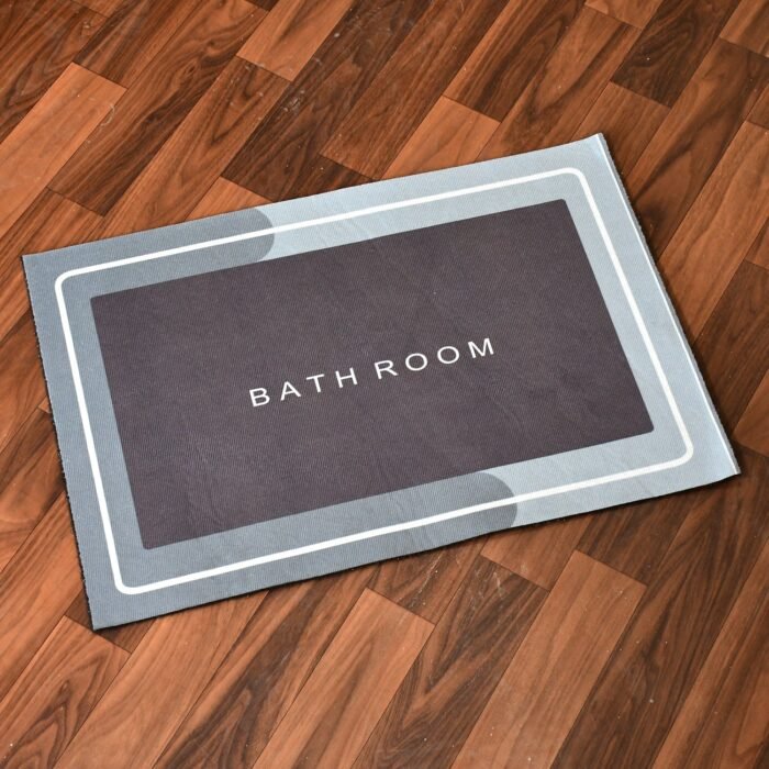 4036A Square Bathroom mat Water Absorbent mats Diatomite Door Mat Anti-Slip Bath Mat Quick Drying Absorbent mat for Home, Kitchen (57x38cm)