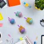 Cone / Donut / Lolipop / Ice Cream / Eraser For Girls & Boys / Eraser For School B'Day Return Gift Party Doughnut Lollipop Ice Cream Theme Shape Erasers Pencils Set For Kids Educational Stationary Kit, School Supplies (1 Set 4 Pc)