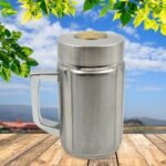 Stainless Steel Water Bottle Leak Proof With Handle Easy To Carry, Rust Proof, Hot & Cold Drinks, Gym Sipper Bpa Free Food Grade Quality, Steel Fridge Bottle For Office / Gym / School (380 Ml)