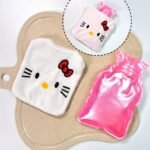 6526 White Hello Kitty small Hot Water Bag with Cover for Pain Relief, Neck, Shoulder Pain and Hand, Feet Warmer, Menstrual Cramps.