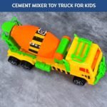 4441 Cement Mixer Truck Pushback Toy For kids