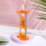 7128 Hand Pressure Juicer With Glass Manual Cold Press Juice Machine  Instant Make Juice Squeezer, Fruits Juicer, Juice Maker, Orange Juice Extractor For Fruits & Vegetables, Orange