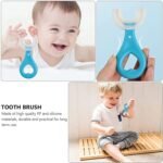 4774 Kids U S Tooth Brush used in all kinds of household bathroom places for washing teeth of kids, toddlers and childrenâ€™s easily and comfortably.