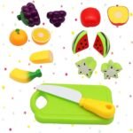 8037 Plastic Fruits N Veggies Exclusive Collection of Realistic Sliceable Fruits