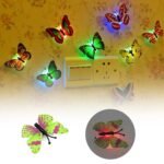 Butterfly 3D Night Lamp Comes With 3D Illusion Design Suitable For Drawing Room, Lobby. (Pack Of 50) - Image 3