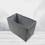 Foldable Storage Box With Lid And Handles, Cotton And Linen Storage Bins And Baskets Organizer For Nursery, Closet, Bedroom, Home