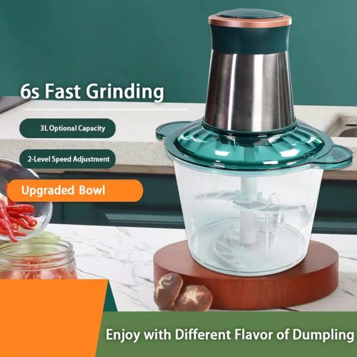 2811 Stainless Steel Electric Meat Grinders with Bowl for Food Chopping Meat & Vegetable.