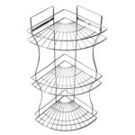 5265 Multipurpose Stainless Steel Multi- 3 Tier Corner Storage Rack