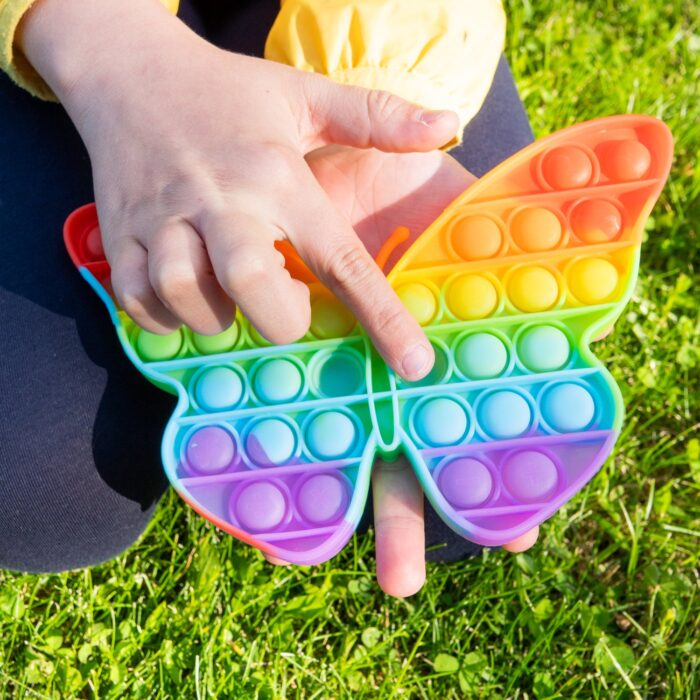 Pop Fidget Toy Push Pop Bubble Fidget Sensory Toy For Kids And Adults Fidget Popper Stress Reliever Sensory Fidget Poppers (Butterfly & Car Shape / 1 Pc) - Image 12