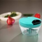 Handy Mini Plastic Vegetable Chopper Cutter, Onion Chopper Vegetables For Kitchen Accessories With 3 Blades