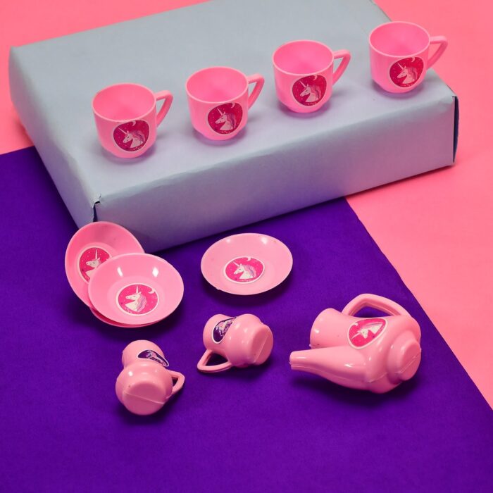 4459 ï»¿Tickles Tea toy Set | Coffee Kitchen Plastic Set Toy for Kids, Boys & Girls (15Pcs)