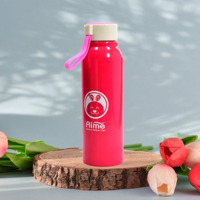 6452 320ML plain print Stainless Steel Water Bottle for Office, Home, Gym, Outdoor Travel Hot and Cold Drinks