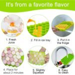 Vibrant Silicone Ice Cube Trays - 32-Cavity, Flexible and BPA-Free for Effortless Release and Multi-Use Freezing - Image 6